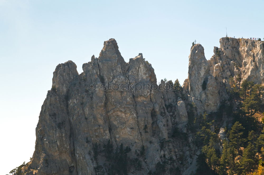 Similar – Hiking boots with view