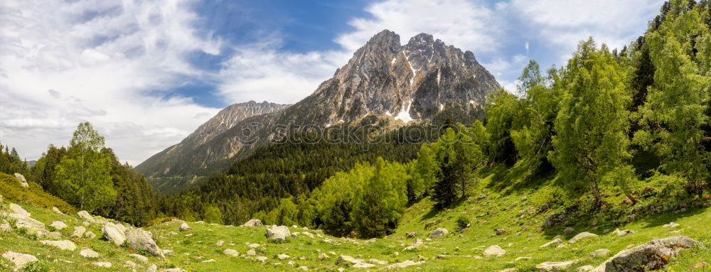 Similar – Karwendel at the Achensee near Pertisau