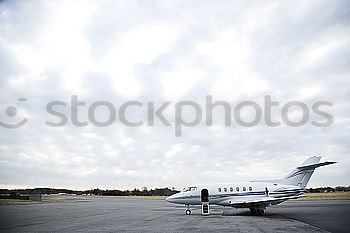 Similar – Private luxury jet at the airport terminal