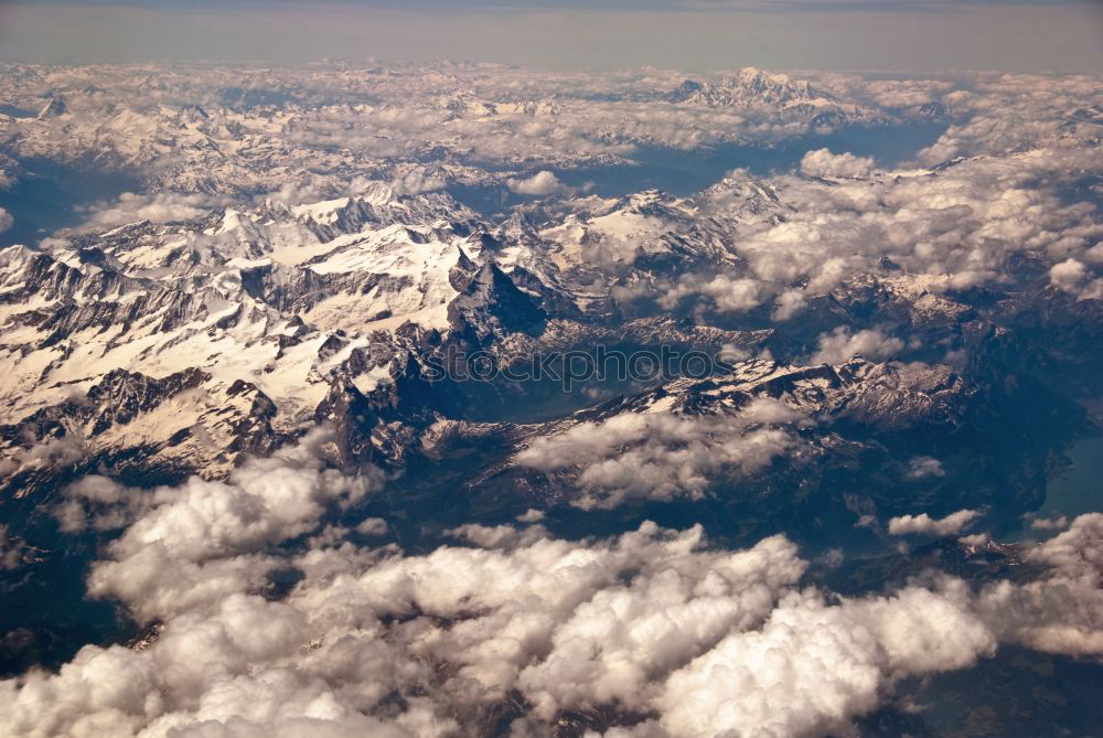 Similar – Alpen Vogelperspektive