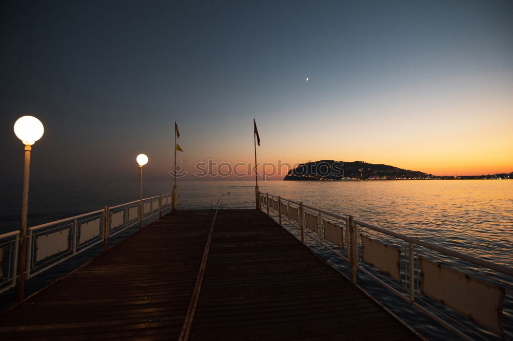 Similar – Sunrise Pier Ventura