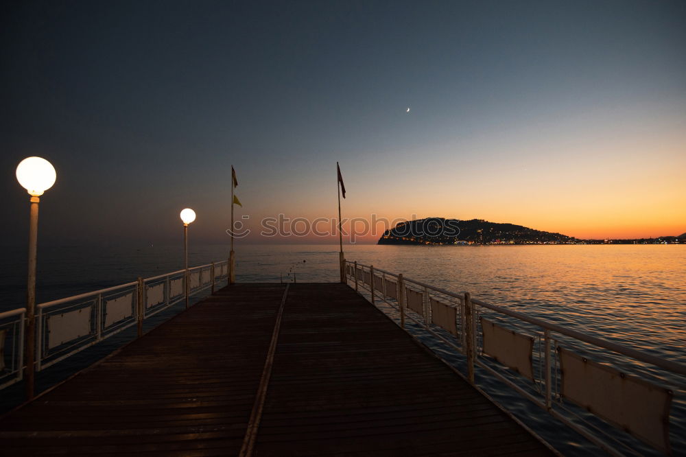 Similar – Sunrise Pier Ventura