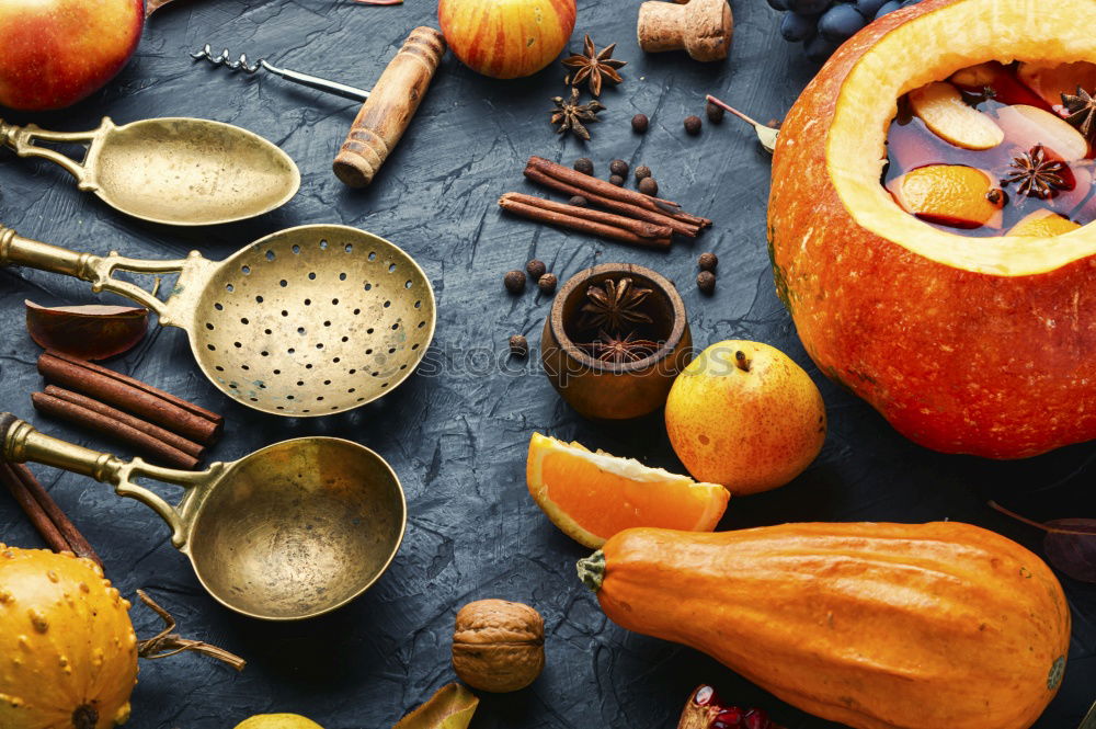 Similar – Image, Stock Photo Pumpkin spice latte coffee