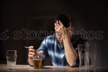 Similar – Image, Stock Photo Beer Bottle Spirit Summoning