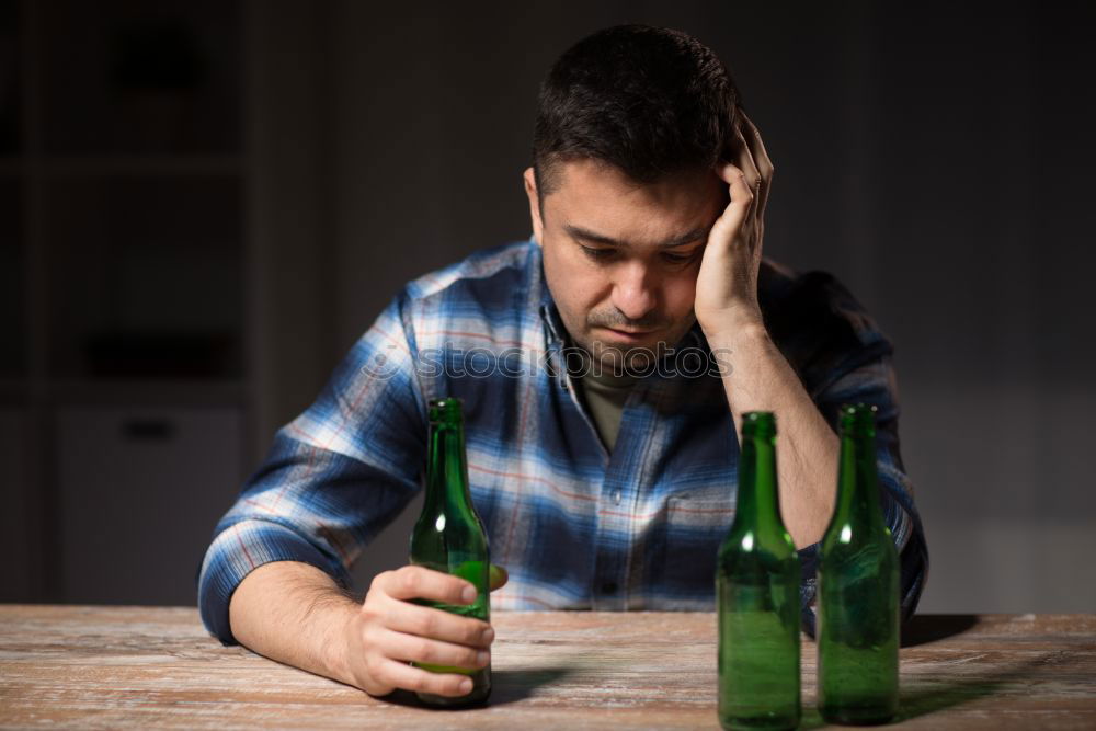 Similar – Image, Stock Photo Beer Bottle Spirit Summoning