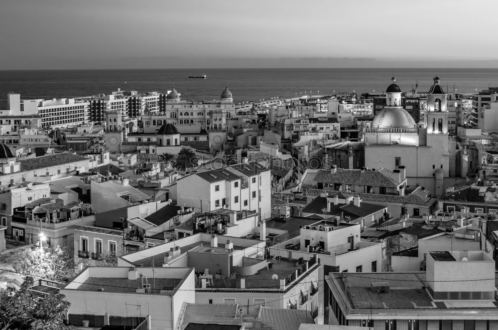 Image, Stock Photo Genoa Skyline 1