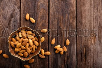 Similar – Soy beans in a sack on wooden table