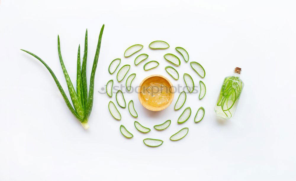 Image, Stock Photo Green Skin Care Cosmetics