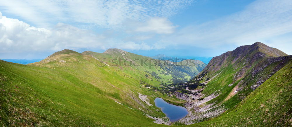 Similar – Valley at Applecross Pass with river in Scotland