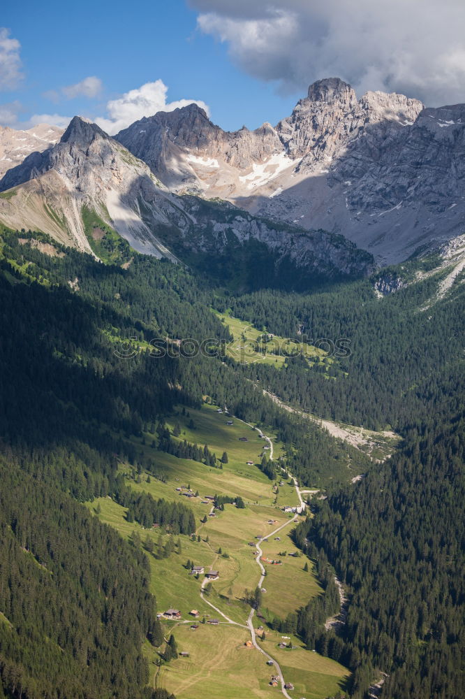 Similar – Image, Stock Photo Saanenland from above