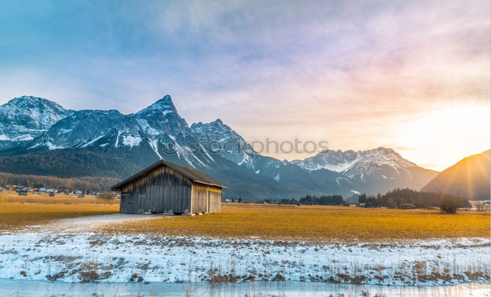 Image, Stock Photo wintertime Landscape