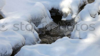 Similar – Winter landscape with icy water analog