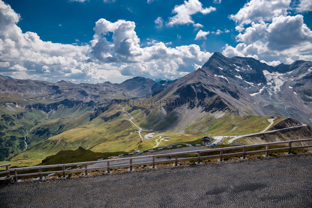 Similar – Image, Stock Photo Alpine road Deluxe