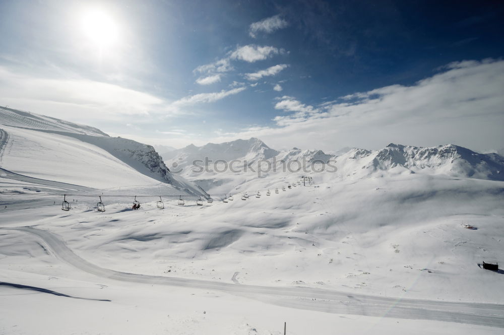 Similar – Image, Stock Photo skiing instructor