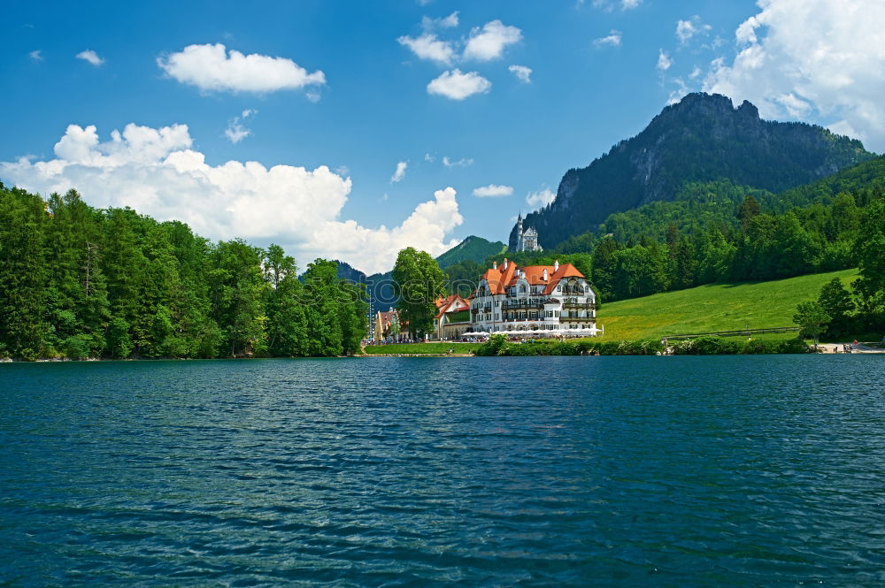 Similar – Image, Stock Photo District of Hohenschwangau and its castles