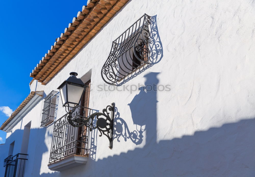 Image, Stock Photo neat Curtain Cloudless sky