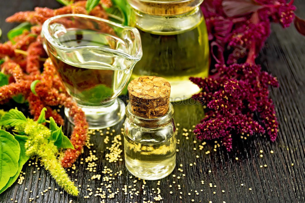 Similar – Image, Stock Photo Spices and oil on table