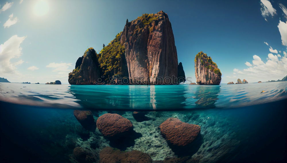 Similar – Image, Stock Photo Es Vedra (Ibiza) Water