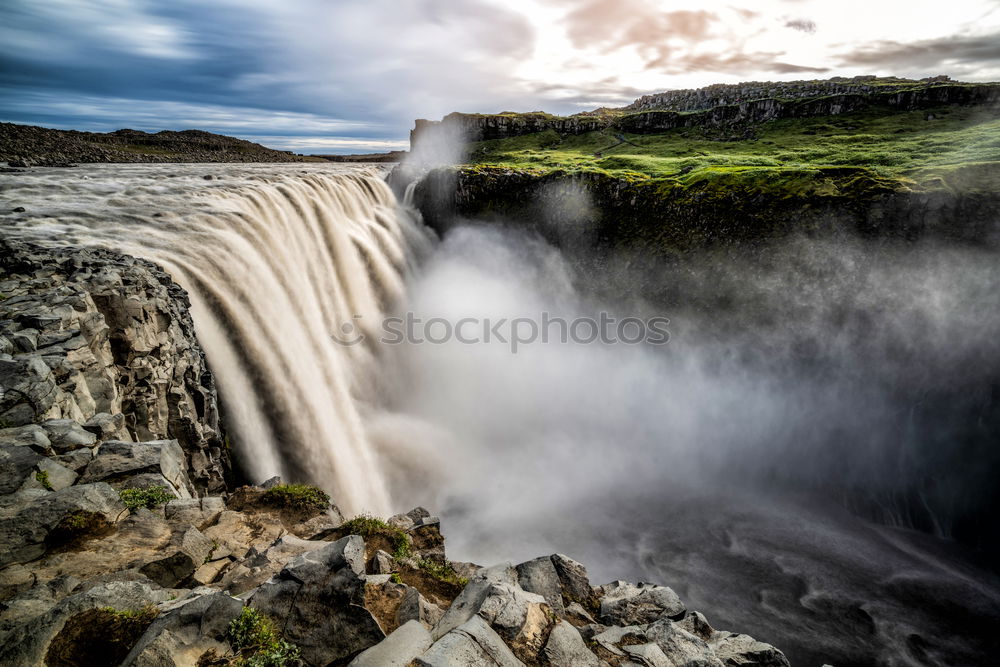 Similar – Image, Stock Photo dettifoss Nature Landscape