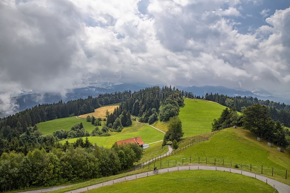 Similar – Image, Stock Photo Saanenland from above