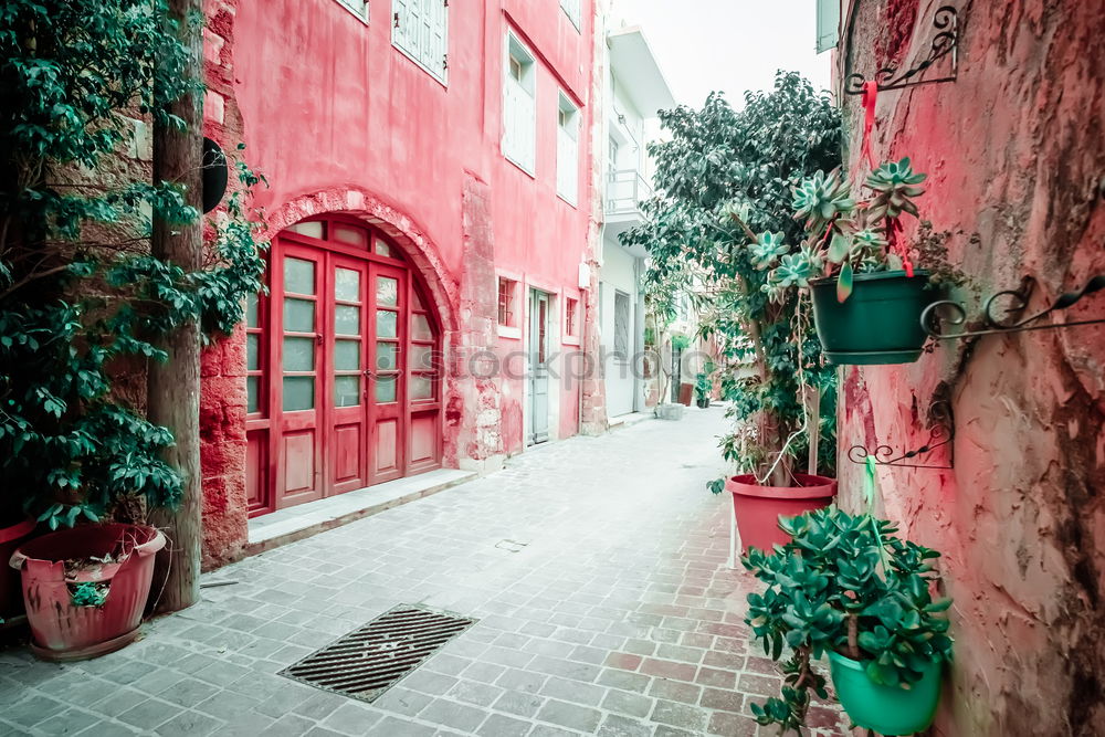 Similar – Image, Stock Photo Destroyed bicycle leaning colored house in Burano, Italy.