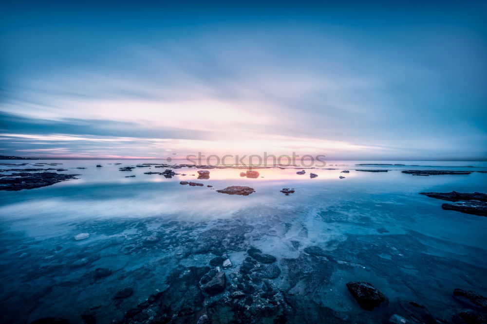 Similar – Evening atmosphere in the Wadden Sea