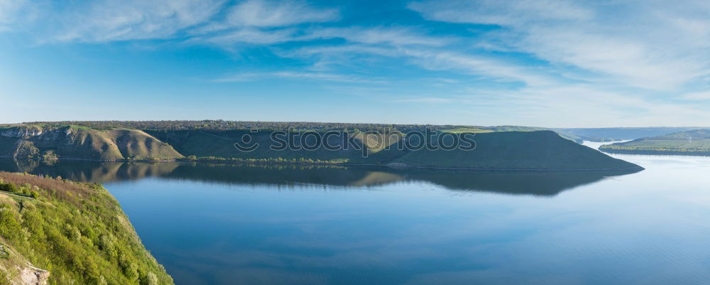 Similar – Image, Stock Photo Moselle valley in summer with Moselle and vineyards