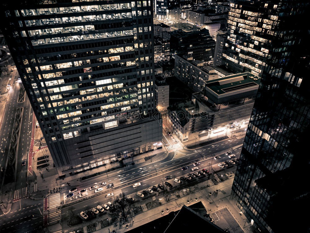 Similar – Image, Stock Photo Evening traffic on streets in metropolis