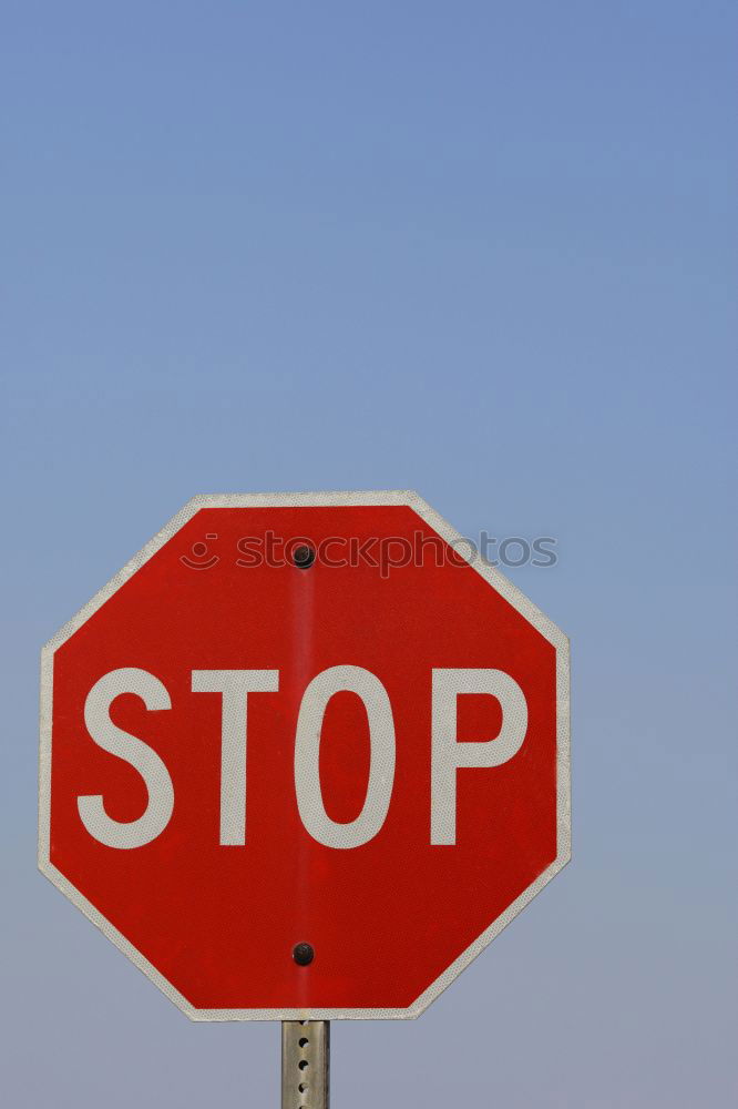 Similar – STOP! Stop sign Ocean