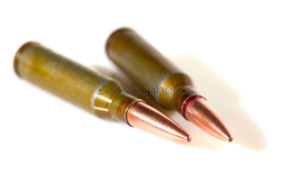 Similar – One weapon cartridge isolated