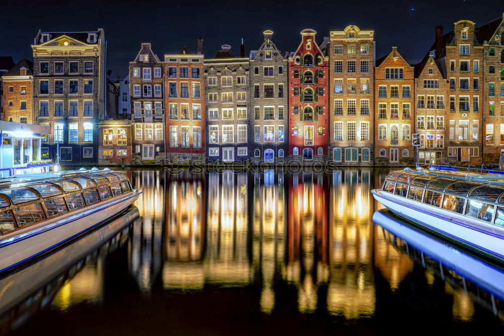 Similar – Image, Stock Photo At night in Hafencity