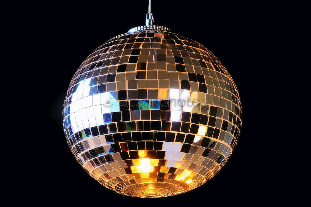 Similar – Image, Stock Photo Mirror ball retro background