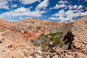 Image, Stock Photo Ancient Kasbah in Dades Valley, south Morocco, Africa.