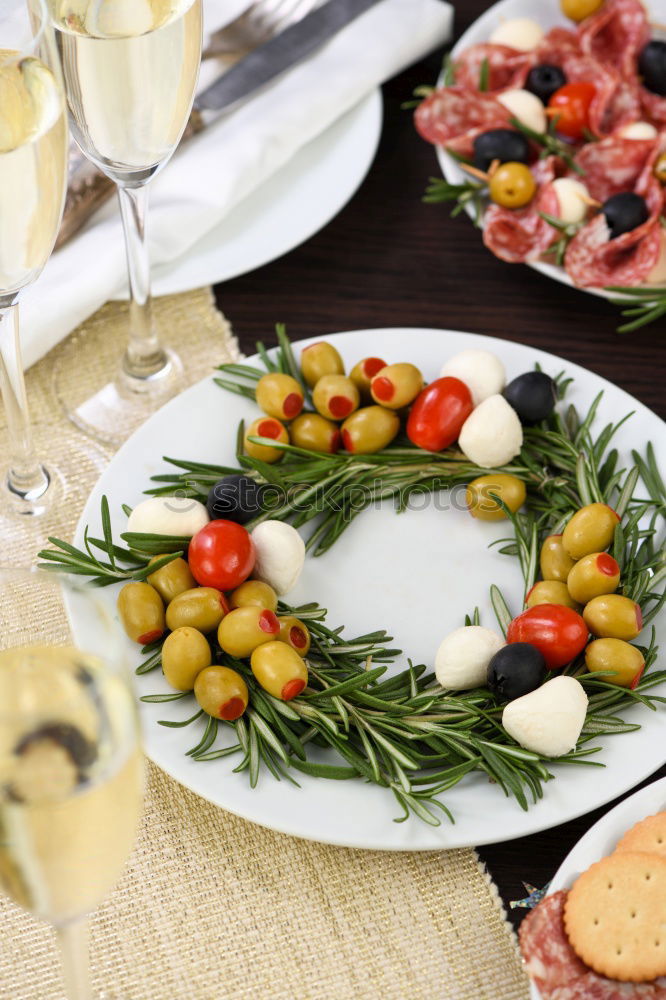 Similar – Image, Stock Photo Greek salad Lettuce Salad