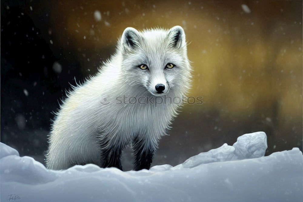 Similar – Image, Stock Photo close-up fox portrait Face