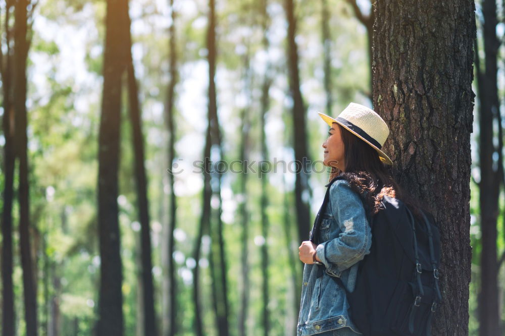 Similar – Grey cap in the forest