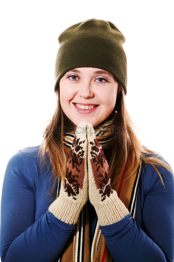 Similar – Image, Stock Photo Young woman listening to music