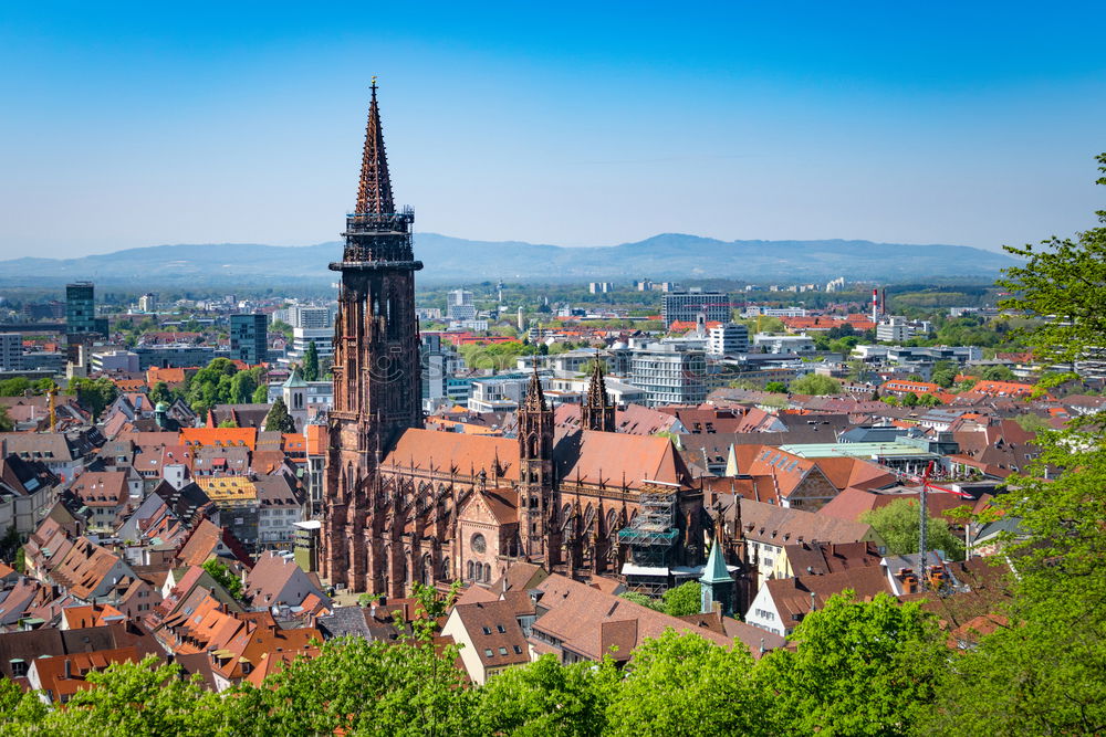 Image, Stock Photo munster of freiburg