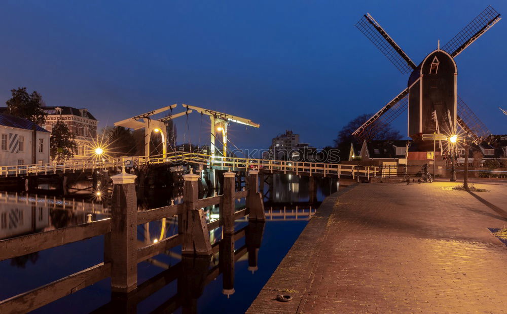 Similar – Warnemünde by night Natur