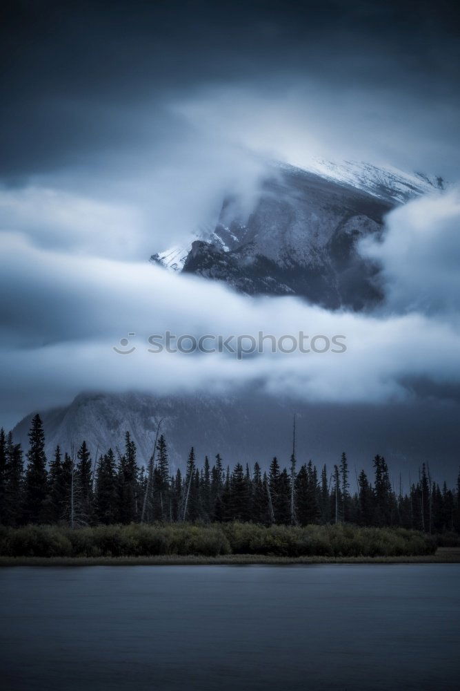 Similar – Image, Stock Photo Lightning over Jorpeland