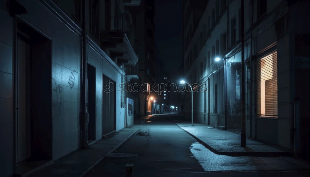Similar – Image, Stock Photo Car on dark street at night
