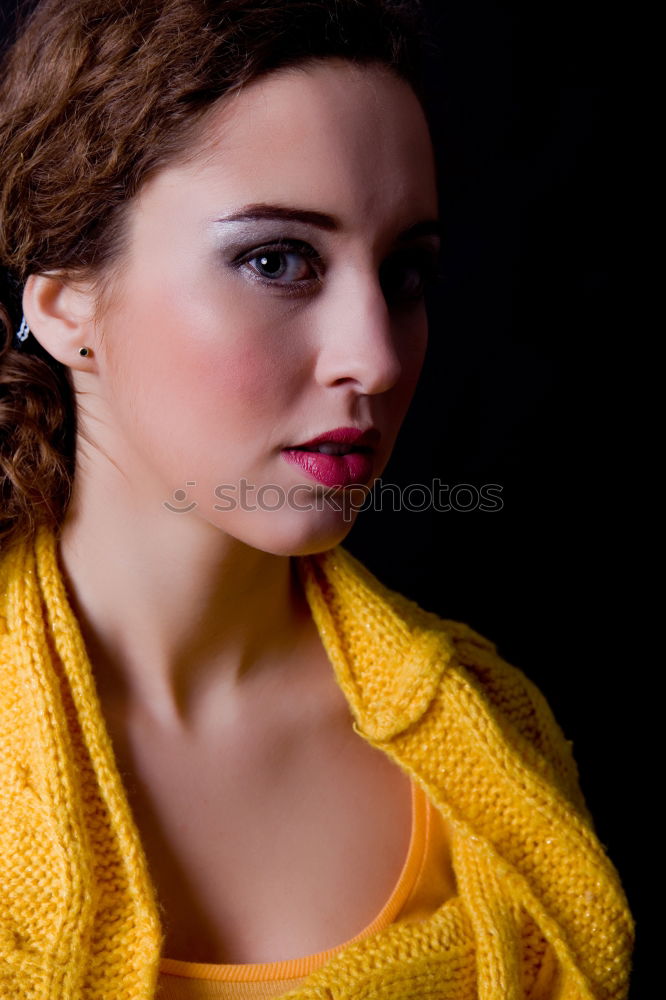 Similar – Image, Stock Photo Pretty woman posing in studio