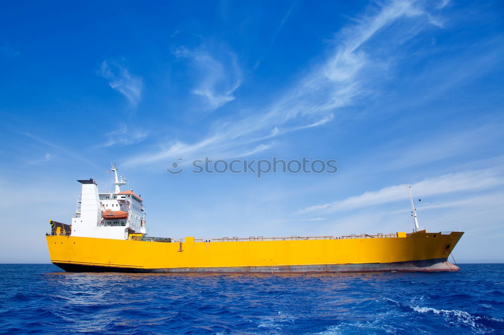 Similar – Cargo Ships in the Sea