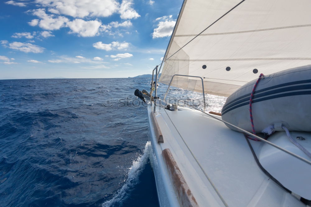 Image, Stock Photo Sail Action Sailing