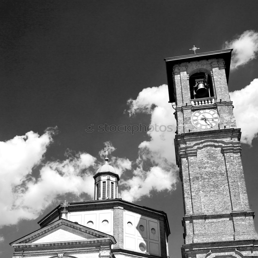 Similar – Image, Stock Photo God house b&w Deities Sky