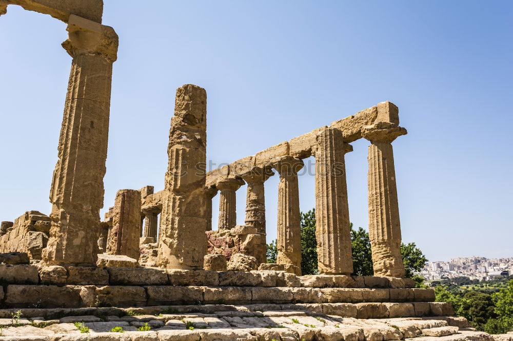 Valley of the Temples in Agrigento, Sicily, Italy