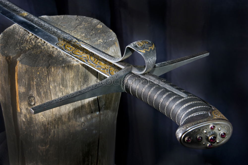 Similar – Image, Stock Photo Traditional style blacksmith at work. Hammer hands and iron.