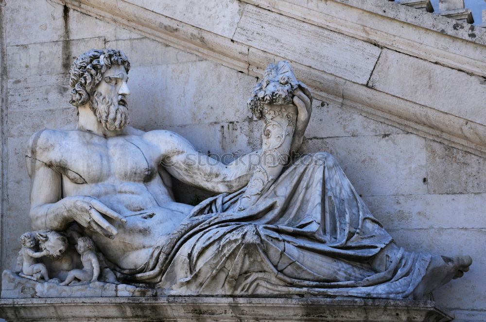 Similar – Detail view of baroque fountain with nude statues on piazza Pretoria in Palermo, Sicily, Italy