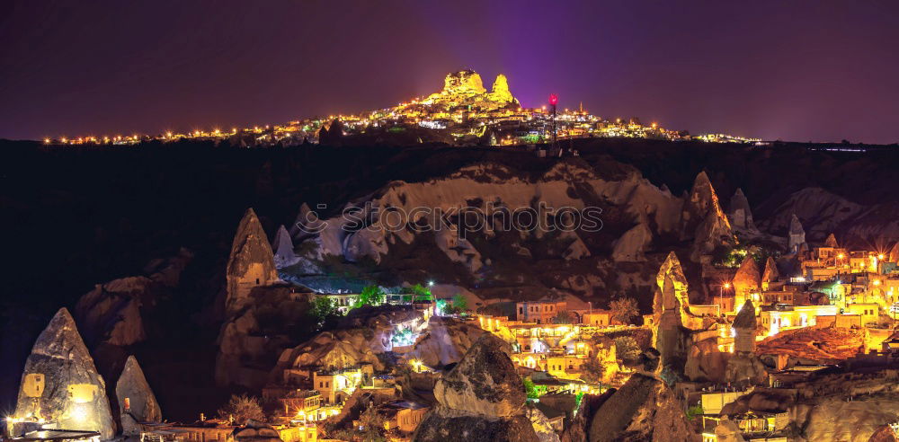 Similar – Image, Stock Photo Sunset over the Acropolis