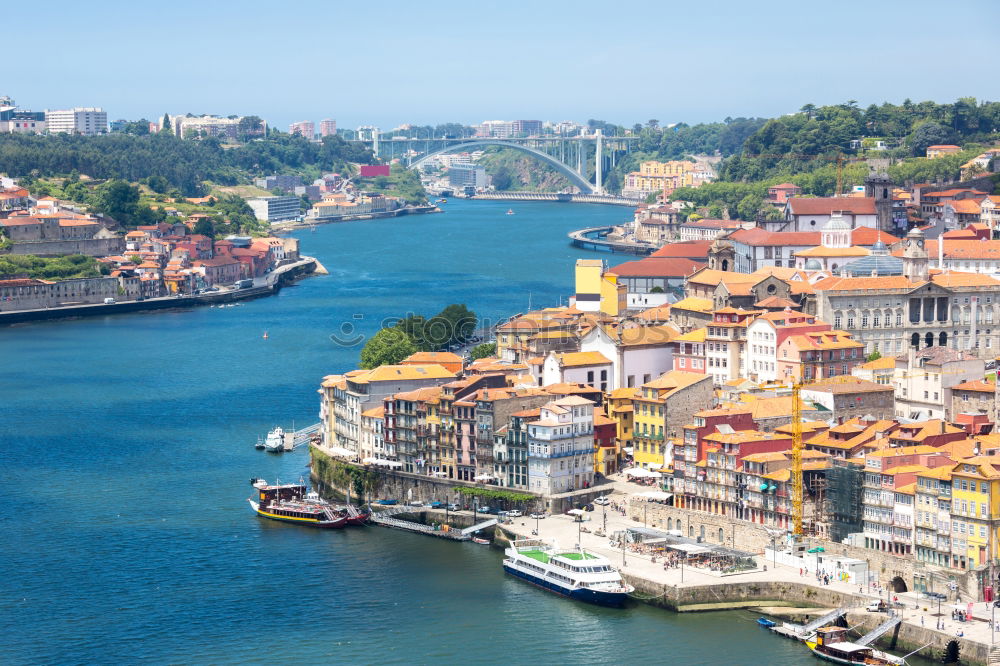 Similar – Image, Stock Photo Historic architecture in downtown of Porto, North Region, Portugal